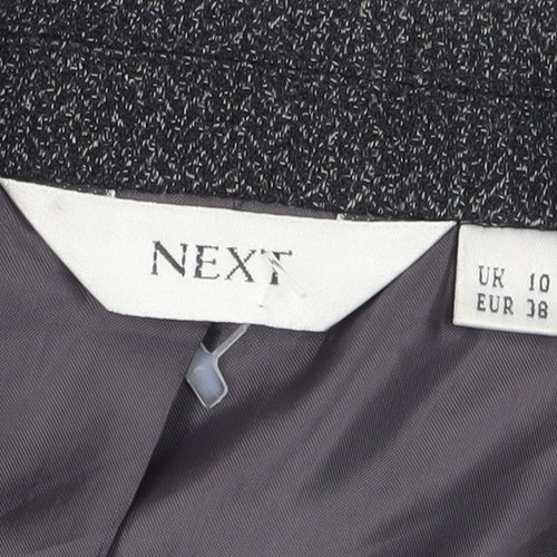 Next Women's Grey Tweed Suit Jacket, Size 10, Classic Fit