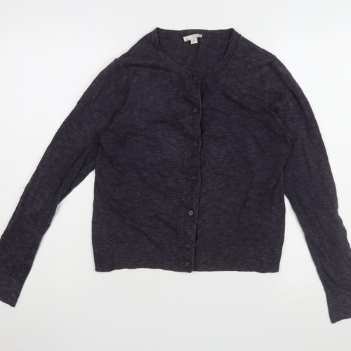 Gap Women's Blue Cardigan Medium Round Neck