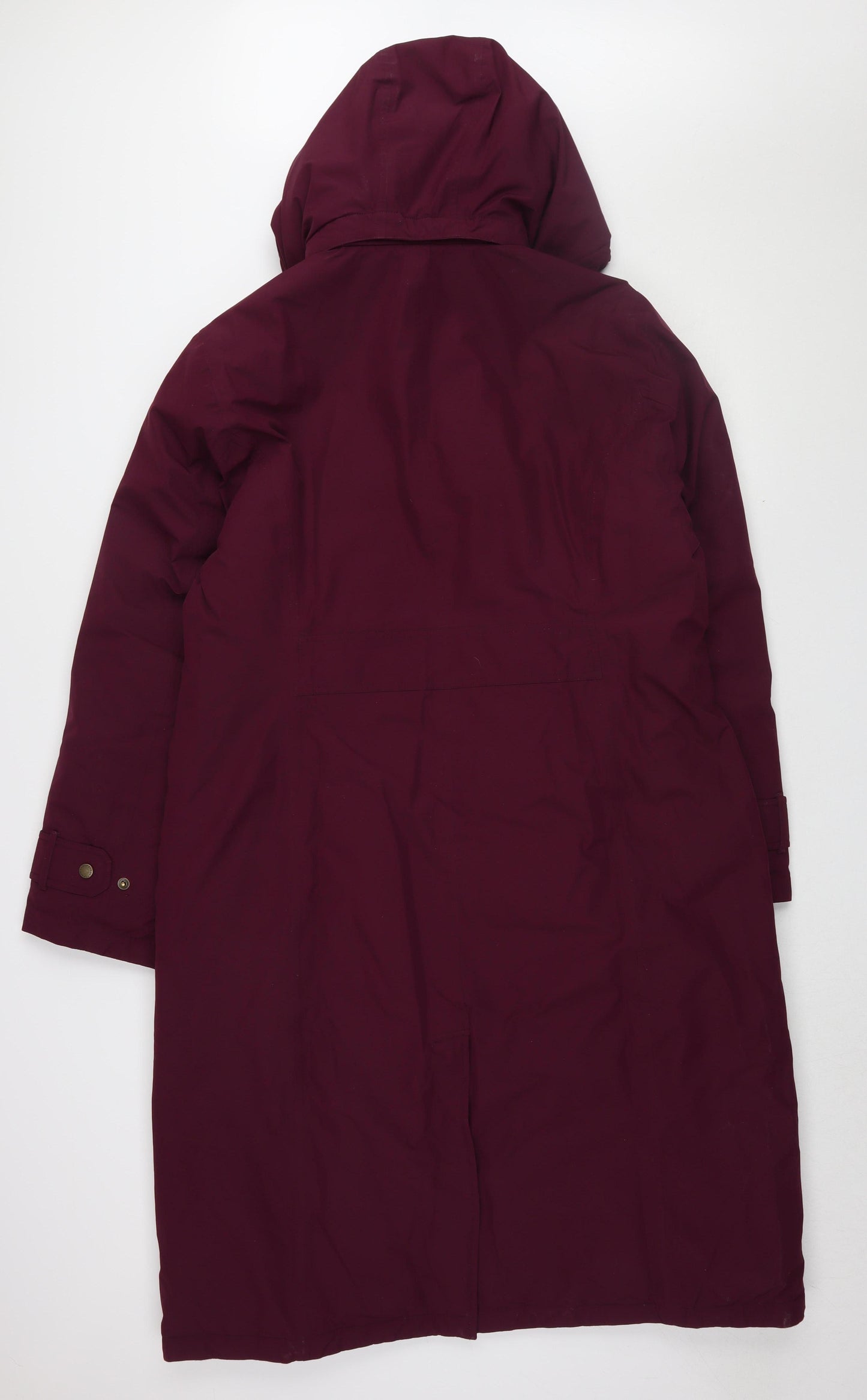 Lands' End Women's Purple Parka Coat Size L