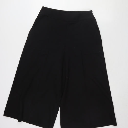 ASOS Women's Black Culottes Wide-Leg Trousers Size 10