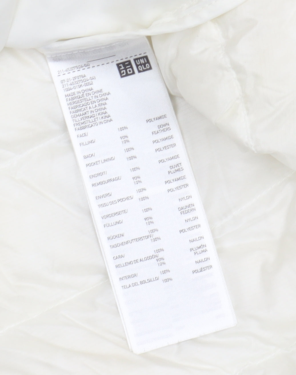 Uniqlo Women's Ivory Puffer Waistcoat Medium