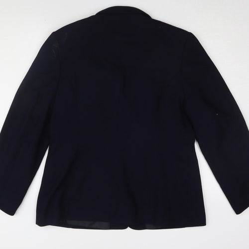 Bhs Women's Black Regular Fit Suit Jacket Size 18