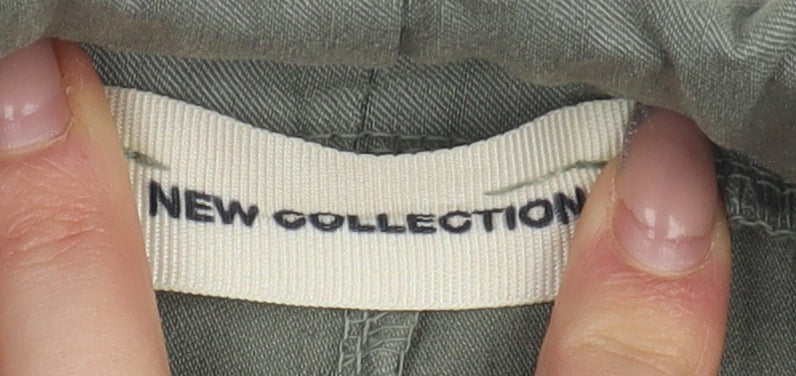 New Collection Green Relaxed Trousers, Size 2XS