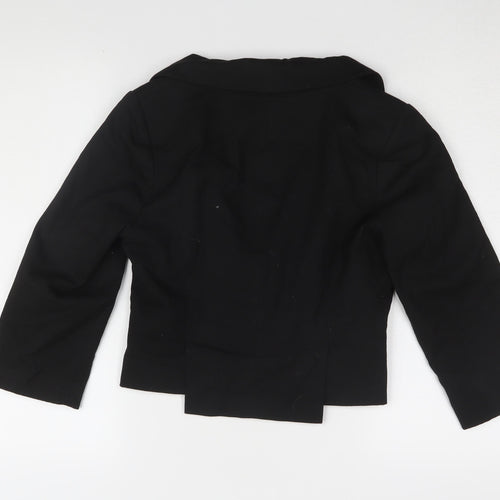H&M Women's Black Cropped Blazer Size 8