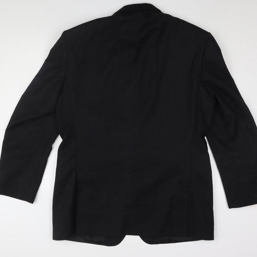 Marks and Spencer Men's Black Blazer 42R Regular Fit