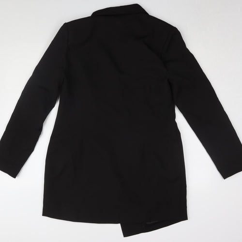 PrettyLittleThing Women's Black Jacket Dress UK 14