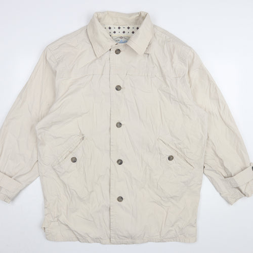 Next Men's Beige Rain Coat Jacket Size S
