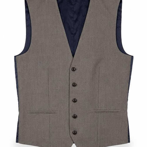 Next Men's Grey Suit Waistcoat 38R Formal Business