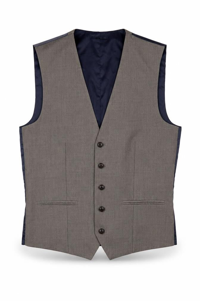 Next Men's Grey Suit Waistcoat 38R Formal Business