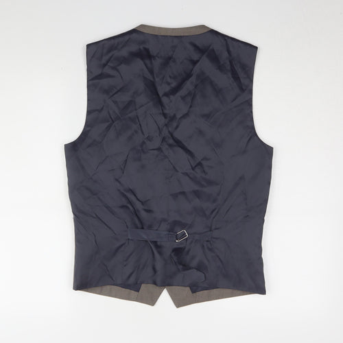 Next Men's Grey Suit Waistcoat 38R Formal Business