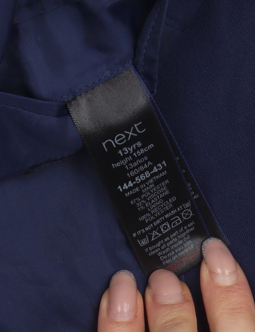 Next Boys Blue Suit Jacket, 13 Years, Regular Fit