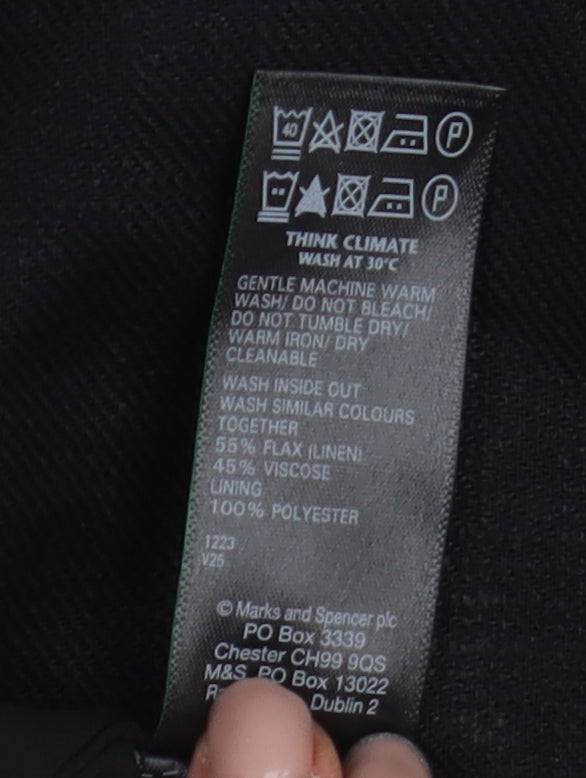 Marks and Spencer Women's Black Blazer Size 16