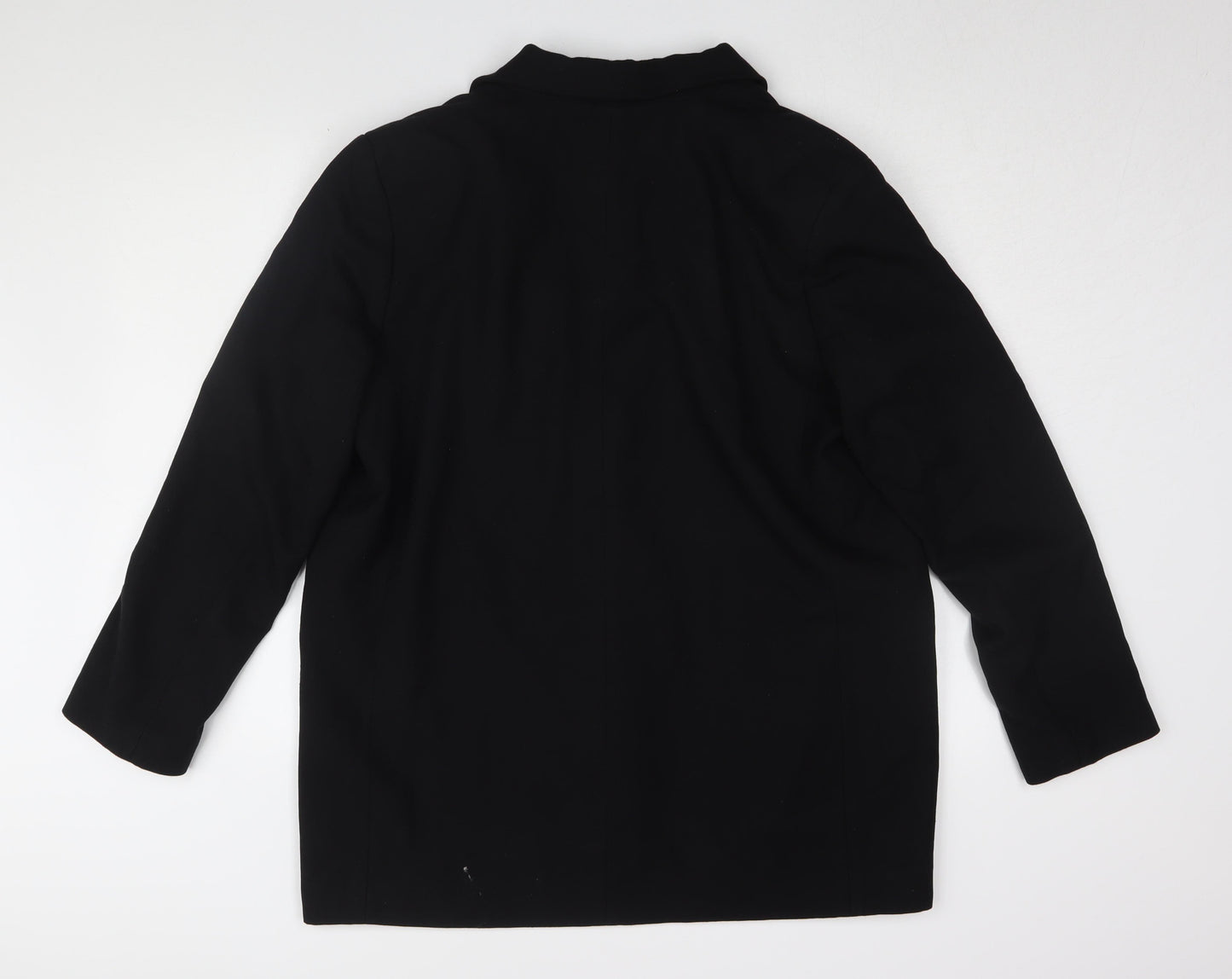 H&M Women's Black Blazer - Lined, Size L, Business