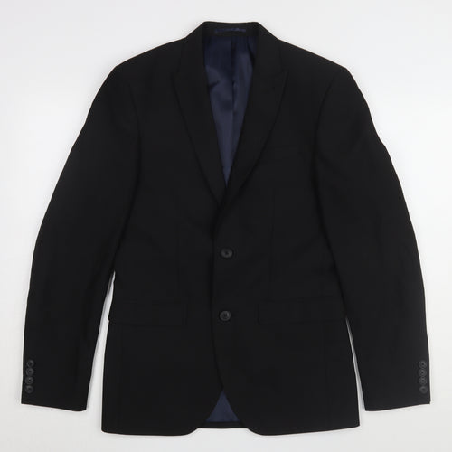 Next Men's Black Blazer Size 36 Regular Fit