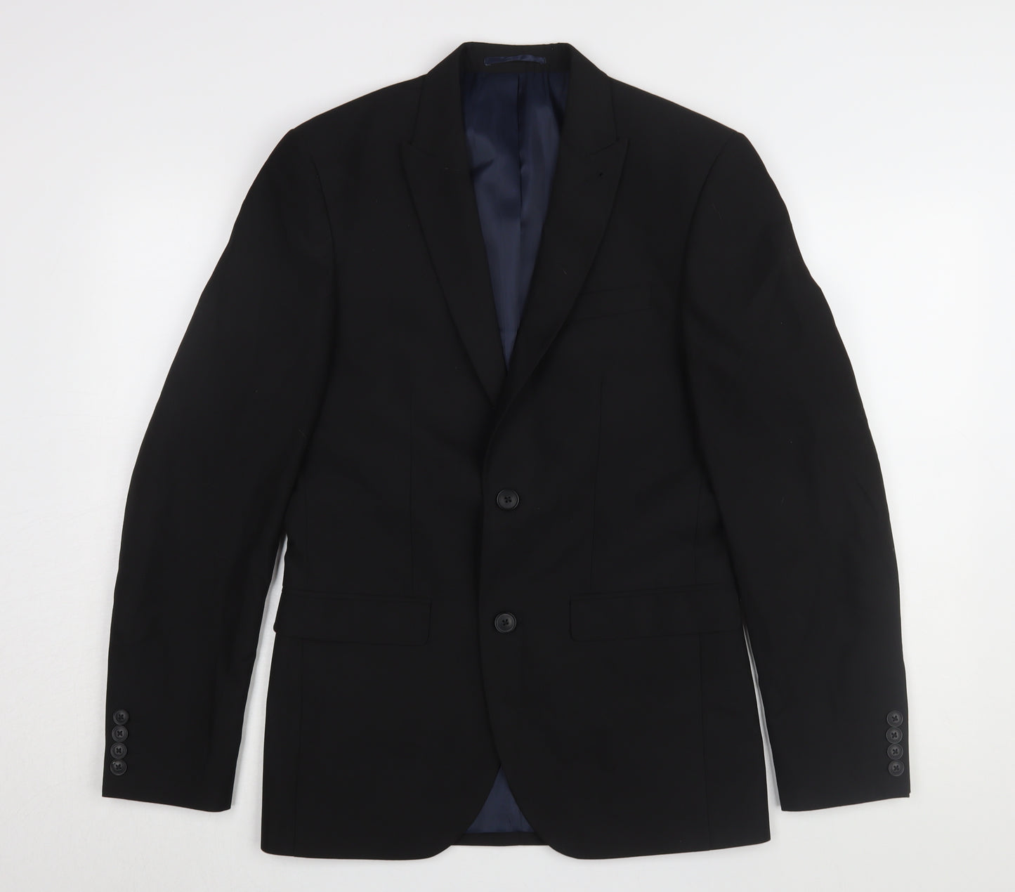 Next Men's Black Blazer Size 36 Regular Fit