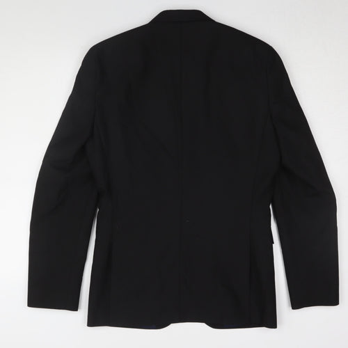 Next Men's Black Blazer Size 36 Regular Fit