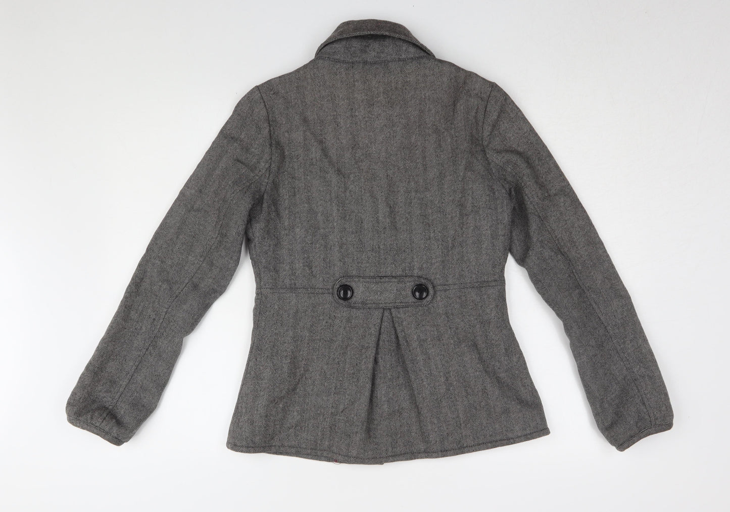 Mantaray Women's Grey Military Jacket Size 10