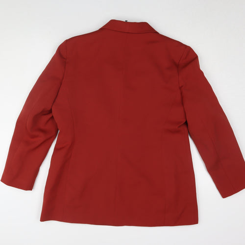 Anne Brooks Women's Red Suit Jacket Size 16, Regular Fit