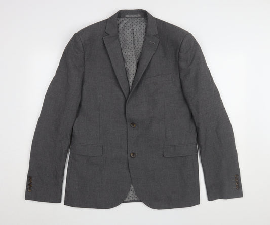 Next Men's Grey Regular Fit Blazer 42R