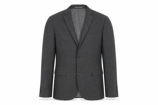 Front view of Next Men's Grey Regular Fit Blazer 42R