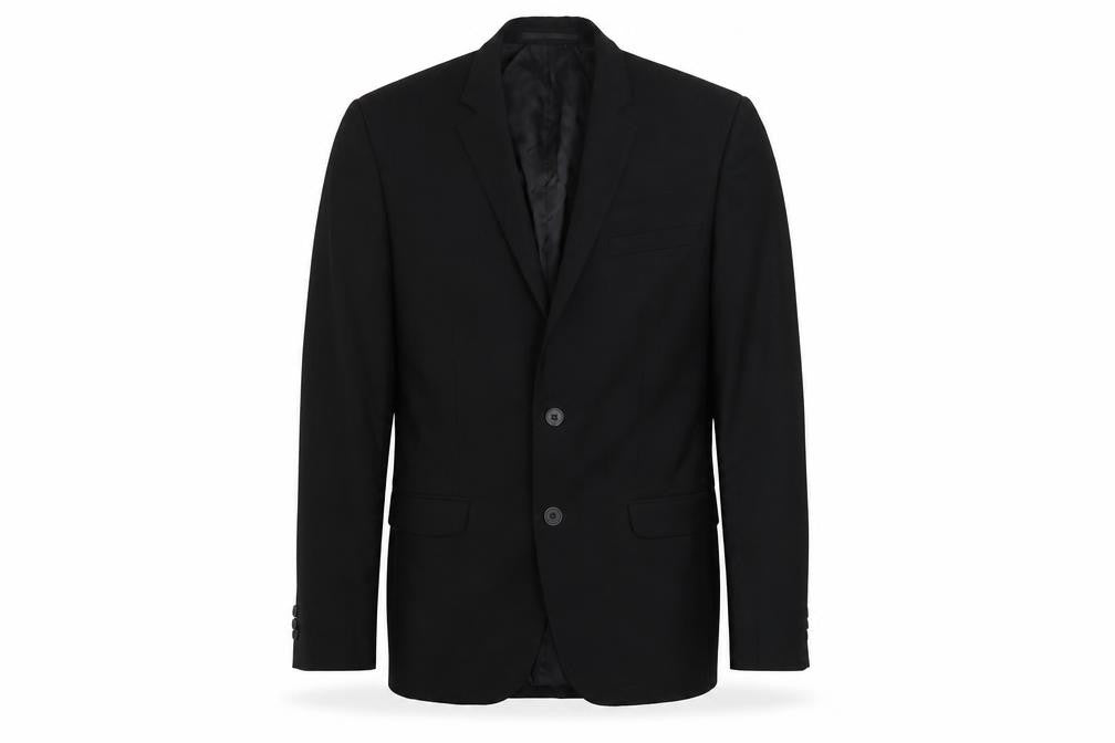 Front view of New Look Men's Black Blazer, size 36R, Formal