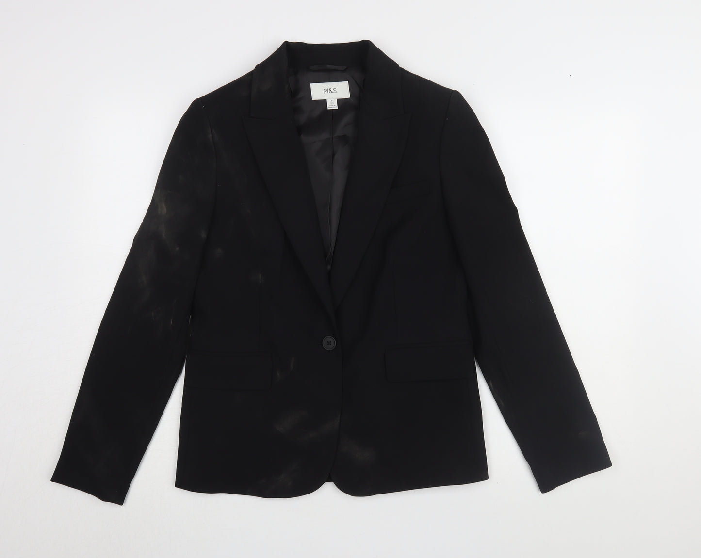 Marks and Spencer Women's Black Blazer Size 8