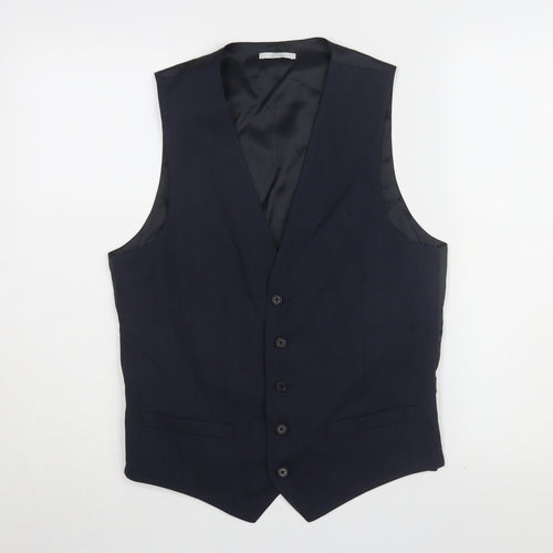 Marks and Spencer Men's Black Suit Waistcoat 36r