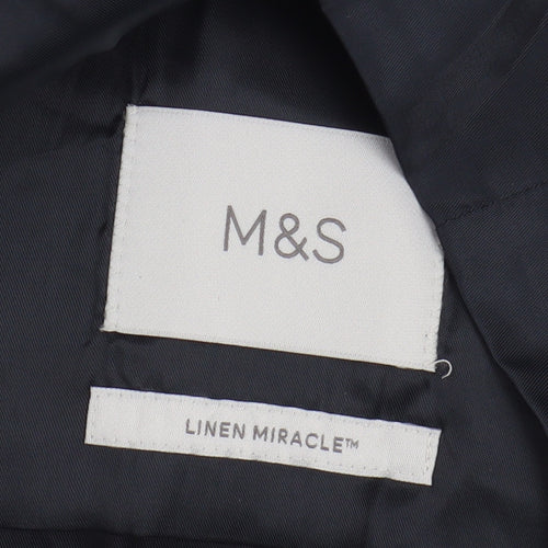 Marks and Spencer Men's Black Suit Waistcoat 36r