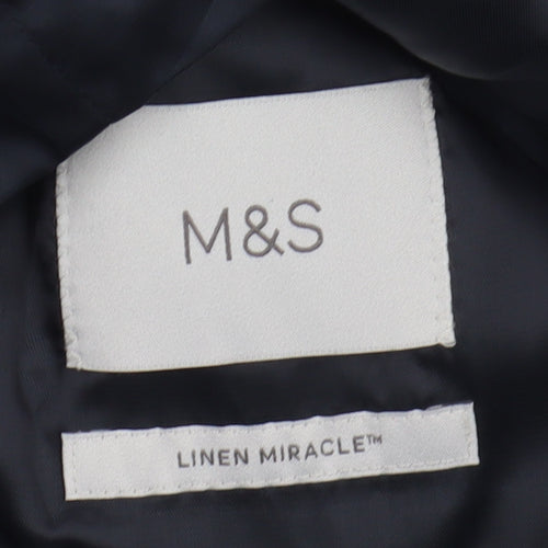 Marks and Spencer Men's Blue Suit Waistcoat, Size 38R