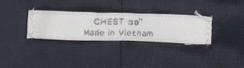 Marks and Spencer Men's Blue Suit Waistcoat, Size 38R