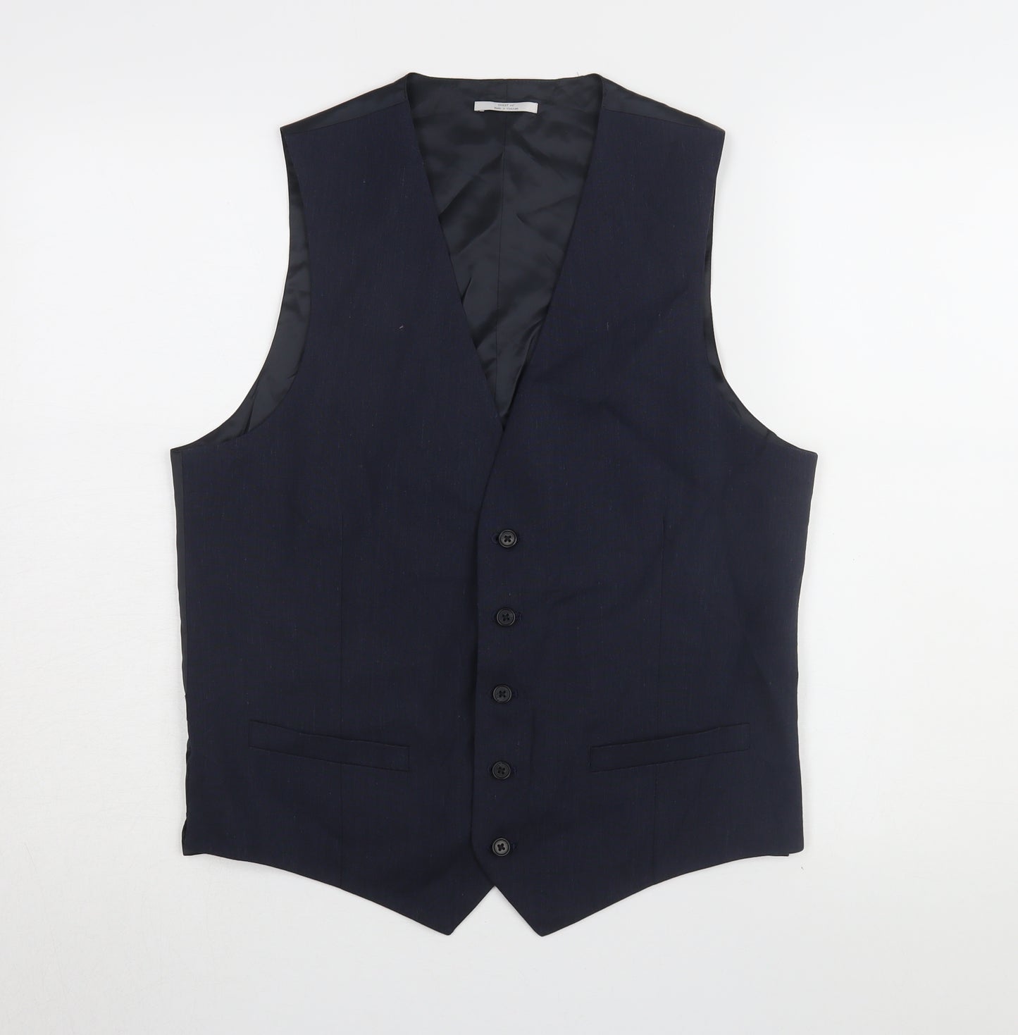 Marks and Spencer Men's Blue Chest 40R Waistcoat