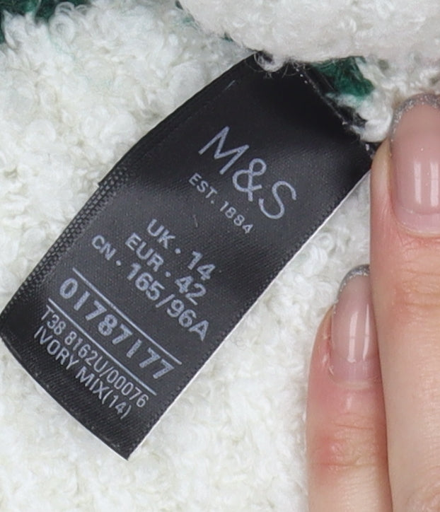 Marks and Spencer Women's Multicoloured Pullover Jumper Size 14