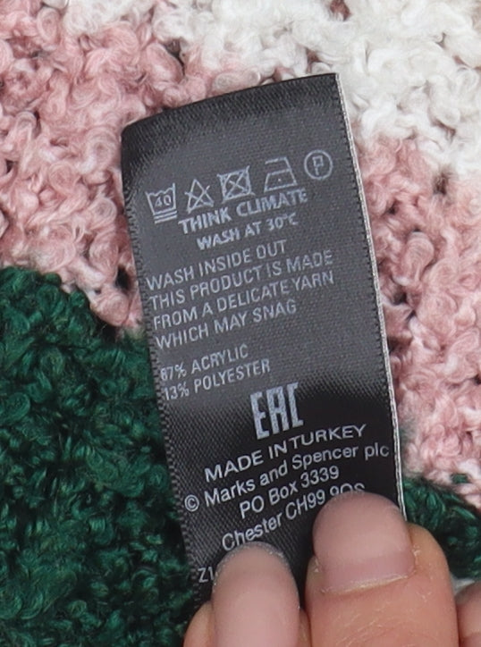 Marks and Spencer Women's Multicoloured Pullover Jumper Size 14