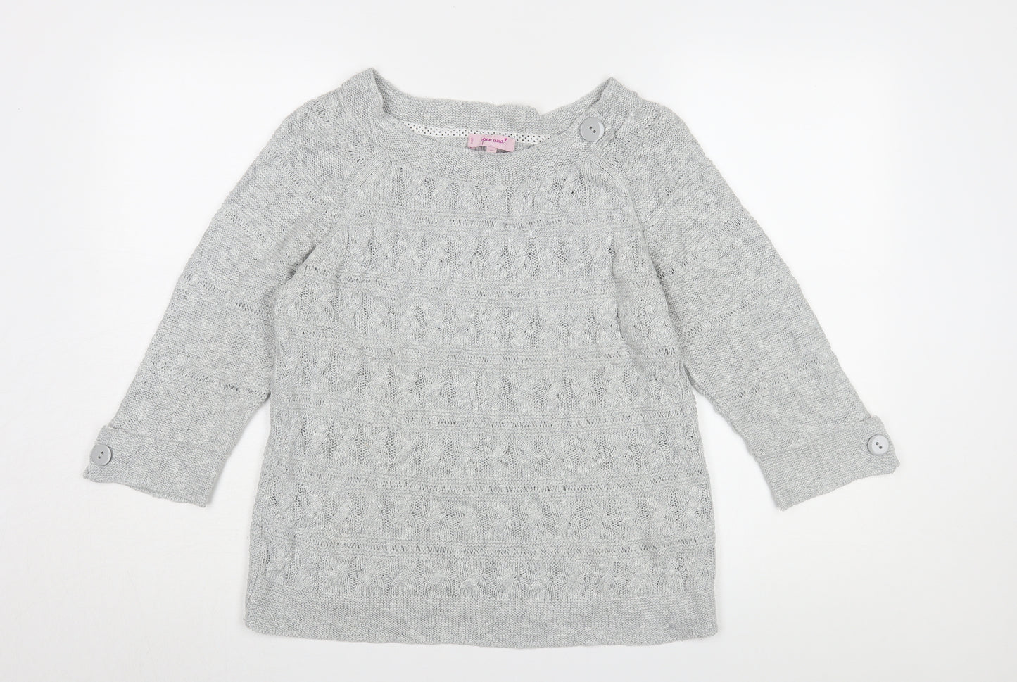 Marks and Spencer Women's Grey Pullover Jumper, Size 12