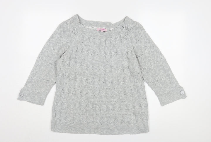 Marks and Spencer Women's Grey Pullover Jumper, Size 12