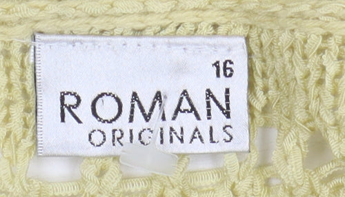 Roman Originals Beige Women's Size 16 Cardigan