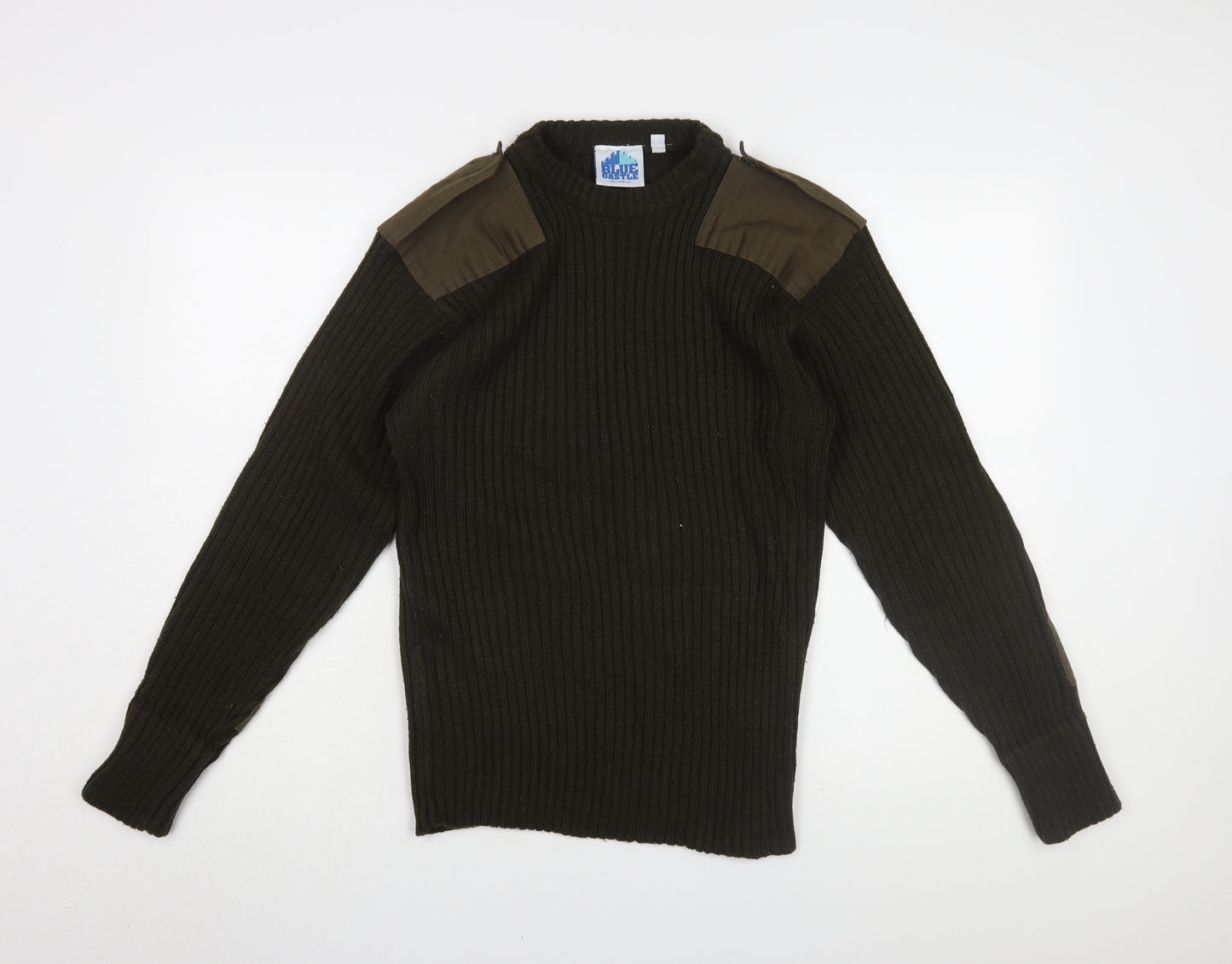 Blue Castle Men's Green Pullover Jumper - L