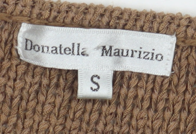 Donatella Maurizio Women's Brown S Pullover