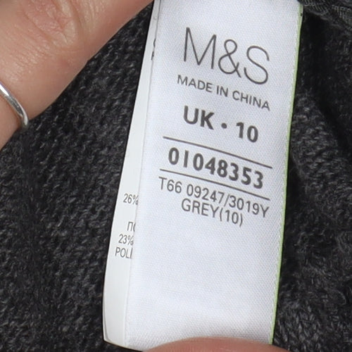 Marks and Spencer Women’s Grey Cardigan, Size 10