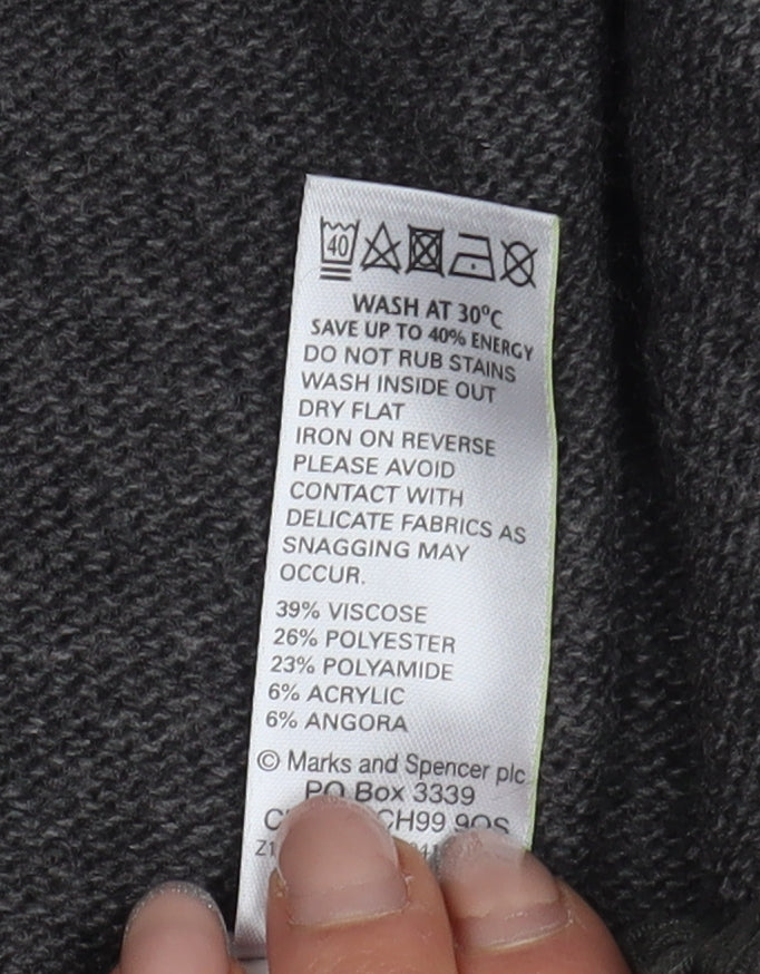 Marks and Spencer Women’s Grey Cardigan, Size 10