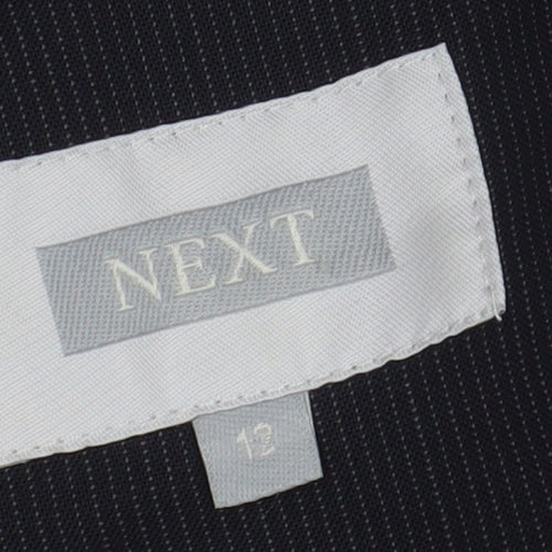 Next Women's Black Pinstripe Blazer Size 12
