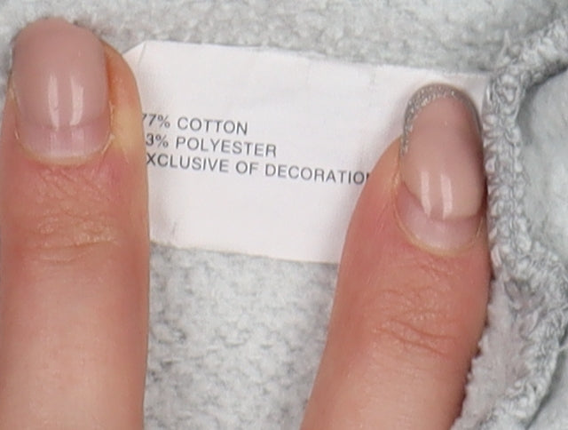 GAP Men's Grey Pullover Hoodie XL Hooded Logo