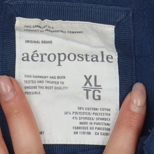 Aeropostale Women's Blue XL Pullover Sweatshirt