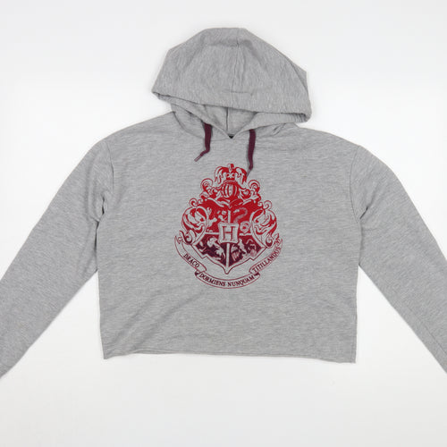 Harry Potter Women's Grey Pullover Hoodie UK 8