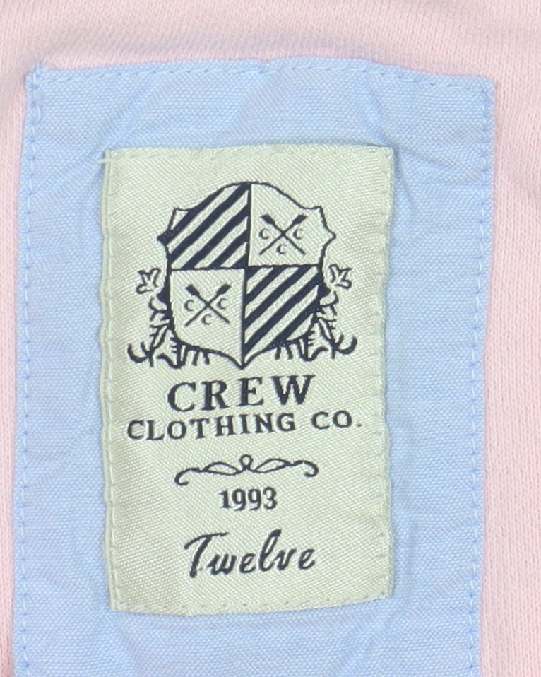 Crew Clothing Co. Women's Pink Pullover Sweatshirt Size 12