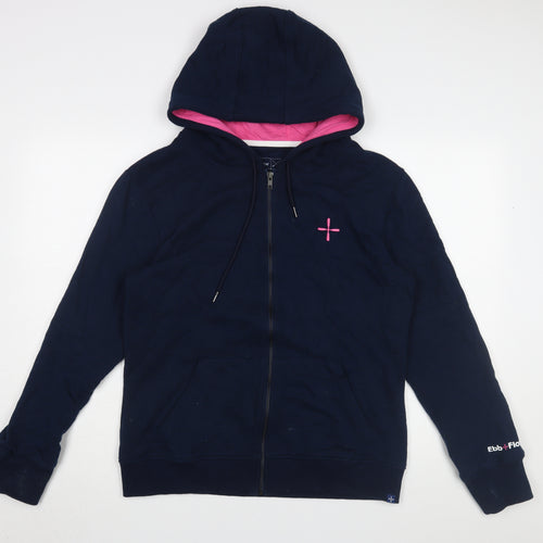 Ebb + Flow Women's Blue Hooded Jacket L