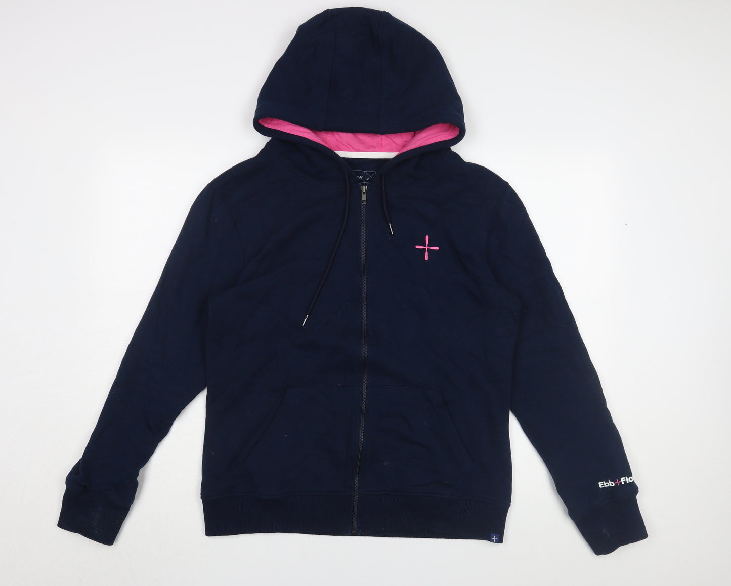 Ebb + Flow Women's Blue Hooded Jacket L