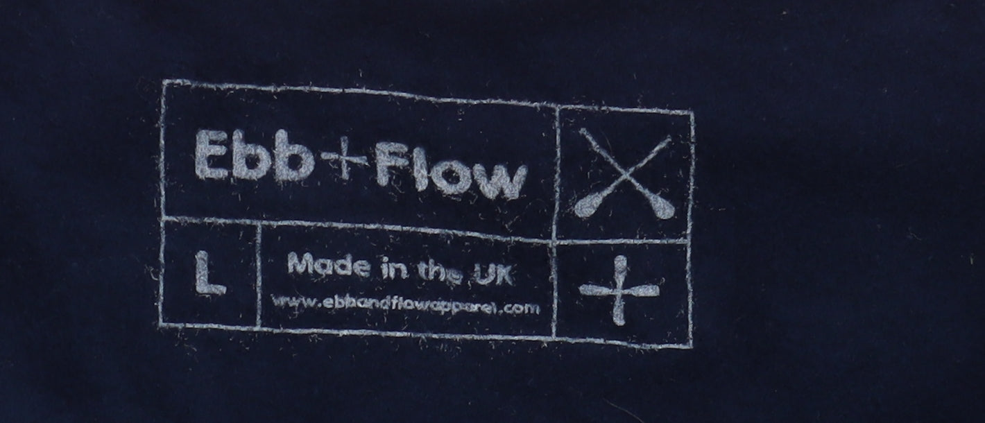 Ebb + Flow Women's Blue Hooded Jacket L