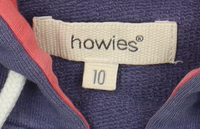 Howies Blue Women's Hooded Jacket, Size 10