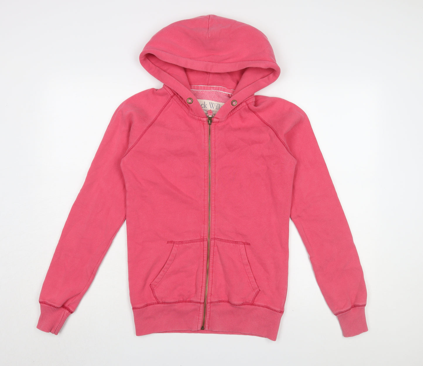 Jack Wills Women’s Pink Basic Hoodie Jacket Size 10